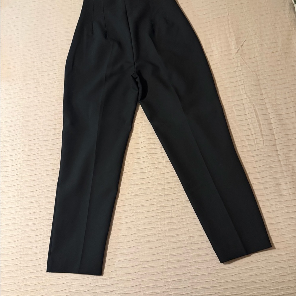 Zara Black High-Waisted Trousers Size M